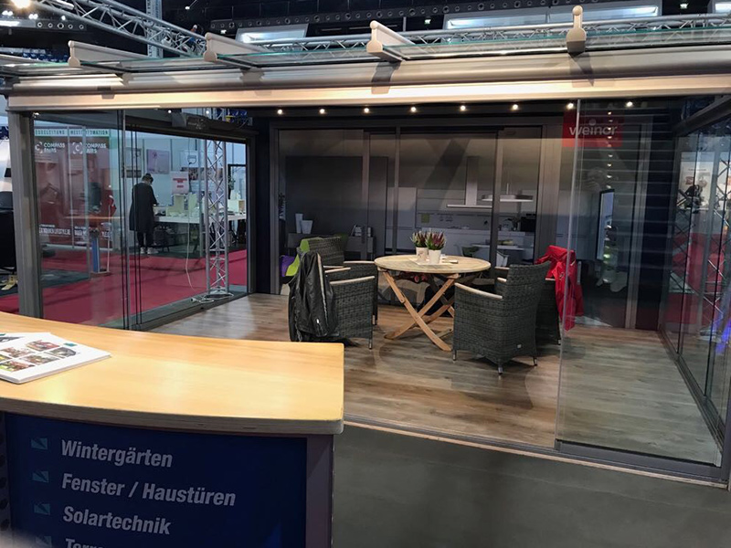 Messe Muster Glasoase von weinor