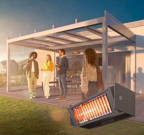 Herbstaktion - Heizsystem Tempura gratis zu ihrem neuen Terrassendach