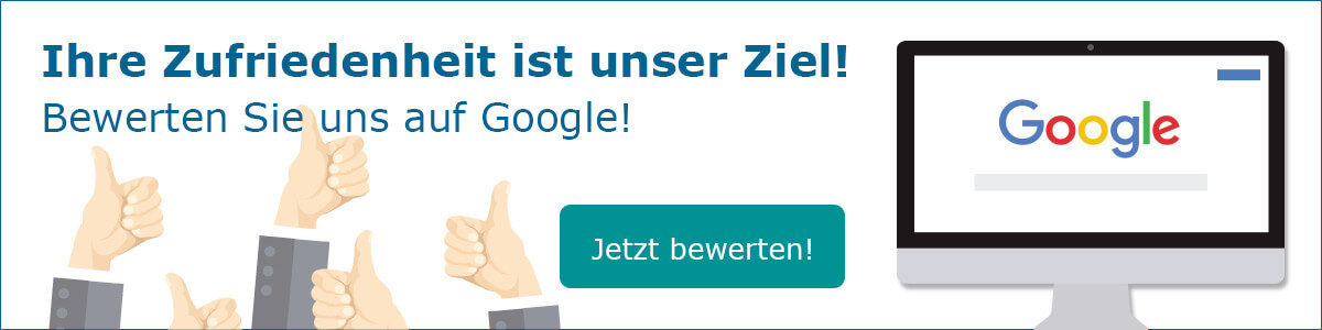 Bewerten Sie uns bei Google!