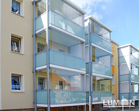 Ganzglasgeländer für Ihren Balkon © Lumon