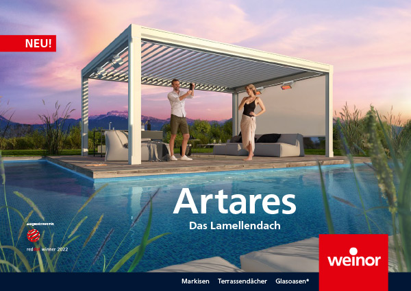 Prospekt Lamellendach Artares © weinor